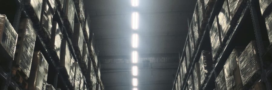 energiezuinige verlichting in een magzijn